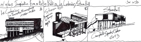  Eliinbar Sketchbook 2012 –Is Le Corbusier's  La Tourette Monastery,Steven Holl's "Inspiration building"?